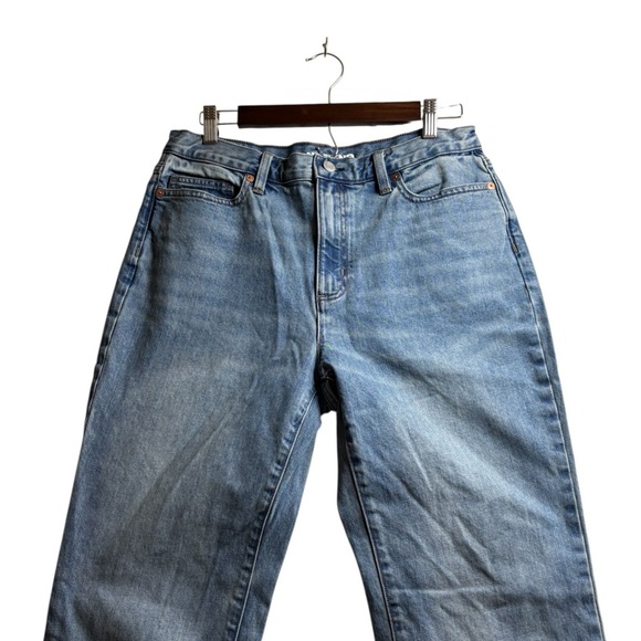 Lands' End Women's Classic Blue Straight Jeans Size 10 - Picture 4 of 8